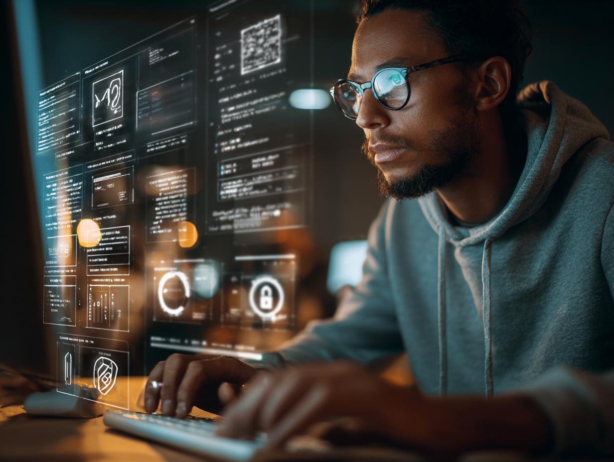 Mobile app development workspace